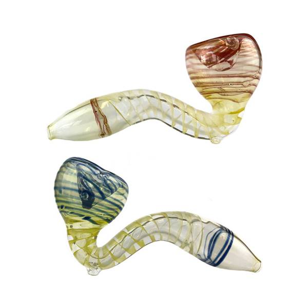 Pipe Oil Pipa Da Fumo In Vetro Spesso 4 Pollici - Colorata